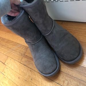Gray Short Ugg Boots